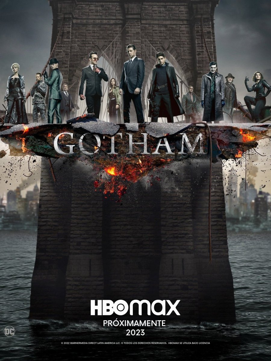 Gotham llega en 2023 a #HBOMax.