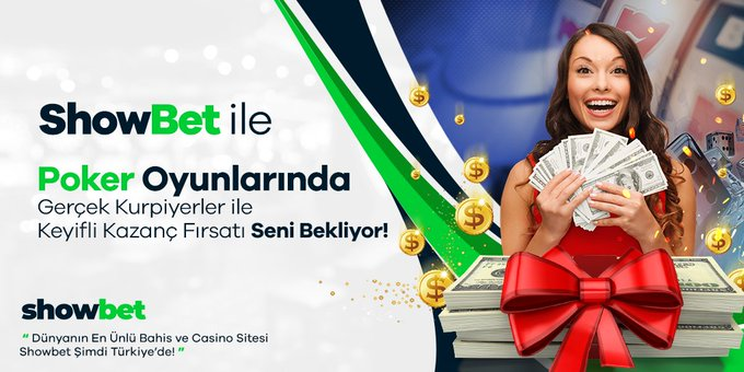 💃 SHOWBET ile Show Zamanı!!! 

🃏Poker Oyunlarında Gerçek Kurpiyerler İle Keyifli Kazanç Fırsatı ♥️ 

💚TIKLA KAZANMAYA BAŞLA bit.ly/SHOWBET
