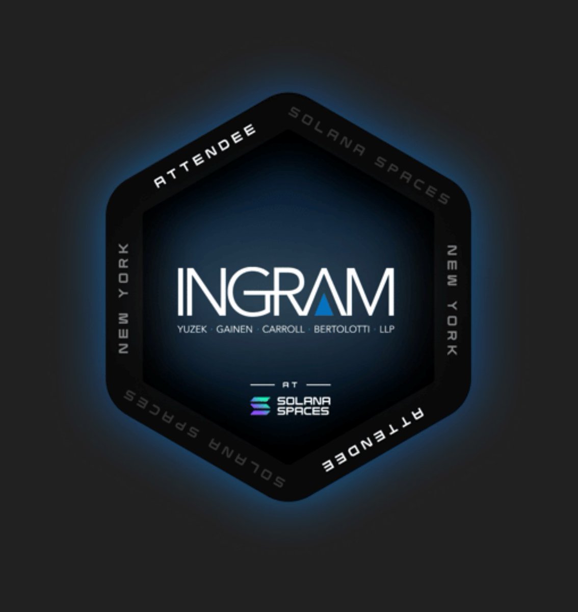 ingram_llp's tweet photo. We recently toured @solanaspaces, where we engaged with various partner projects and watched our transactions come to life through Solscan, a tool powered by the @solana blockchain that tracks SOL and Solana-based transactions. Want proof? Here's our POAP. https://t.co/D1bScN6h4k