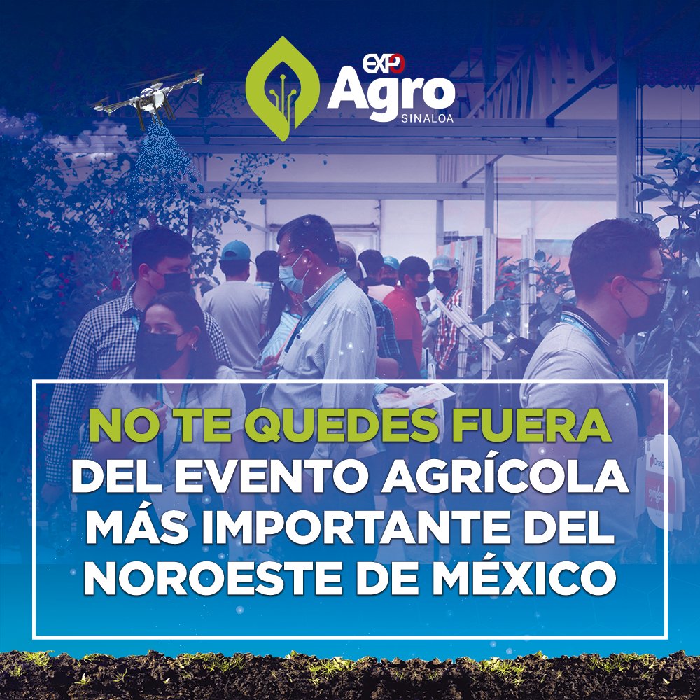 Cierra el año asegurando el éxito comercial de tu empresa, ¡Aún estás a tiempo para adquirir tu stand! 🙌

Contáctanos👇🏻

📲 WhatsApp: 6671750695 bit.ly/Expoagrosinaloa marketing@expoagro.org.mx

#Agronegocios #Agricultura #Maquinaria #Maíz #ExpoAgroSinaloa