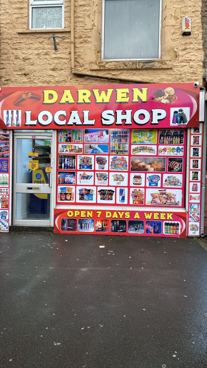 Overjoyed that our town has finally got a local shop, for local people. <a href="/LeagueOfGentlem/">The League Of Gentlemen</a>