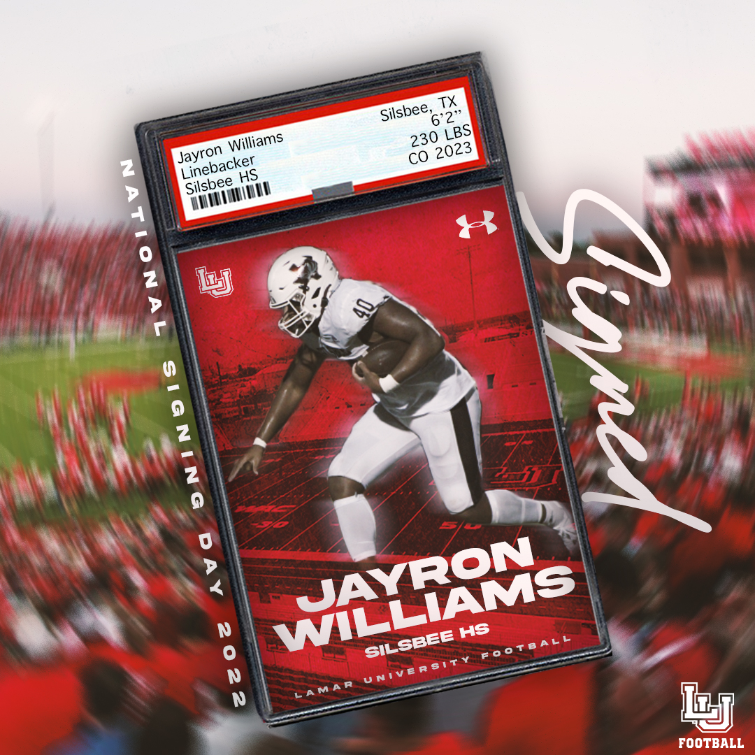 LamarFootball's tweet photo. GOLDEN TRIANGLE MADE‼️
Welcome the newest addition to the Cardinal family,
Jayron Williams😤 https://t.co/8aMRsACnOm