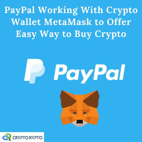 TeamcryptoRypto's tweet photo. According to a press release, the partnership between the payments firm and MetaMask developer ConsenSys is intended to enable users to select their PayPal accounts as a payment option to buy ether (ETH) from within the MetaMask app. https://t.co/8VJf7kN9U3
