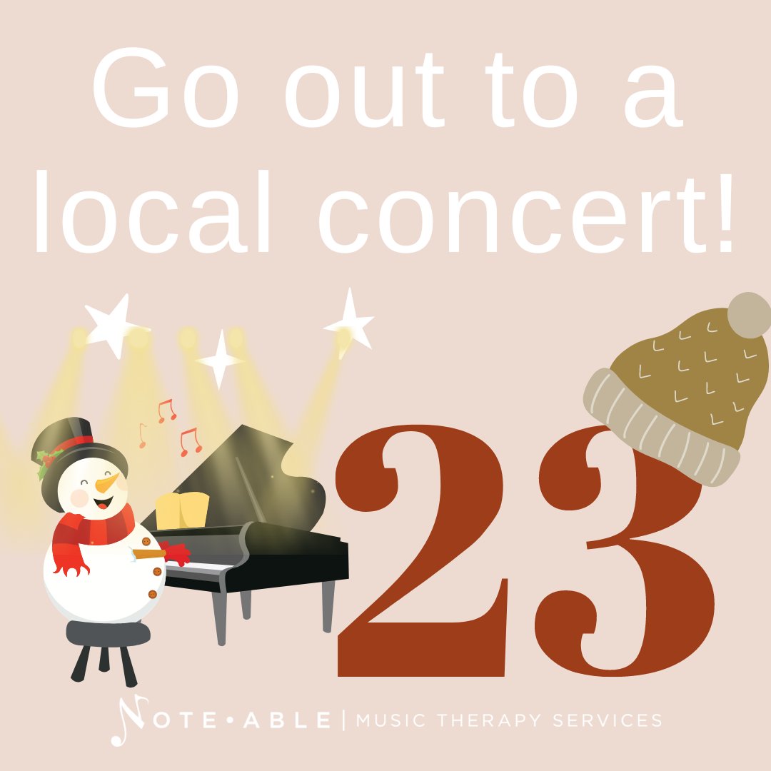 noteables's tweet photo. 12 Days of MUSIC! 🎶📯🔔🎁🎄

Go out to a local concert!

#12daysofmusic #MusicIsForEveryone #NMTS https://t.co/Qp7K7m5zcL