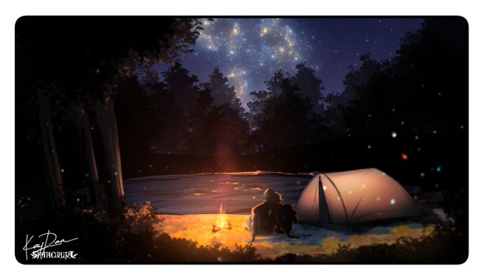「1girl campfire」 illustration images(Latest)