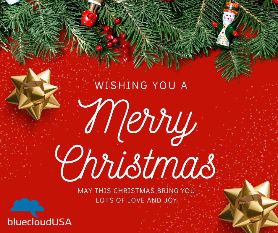 BlueCloudUSA's tweet photo. Happy Holidays from BlueCloud! 🎄🎀 

#BlueCloud
#BlueCloudUSA
#voip https://t.co/5P7r1NHjC6