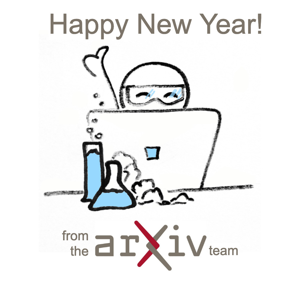Happy new year from the arXiv team! May 2023 be full of fascinating research questions, meaningful results, and more #OpenScience