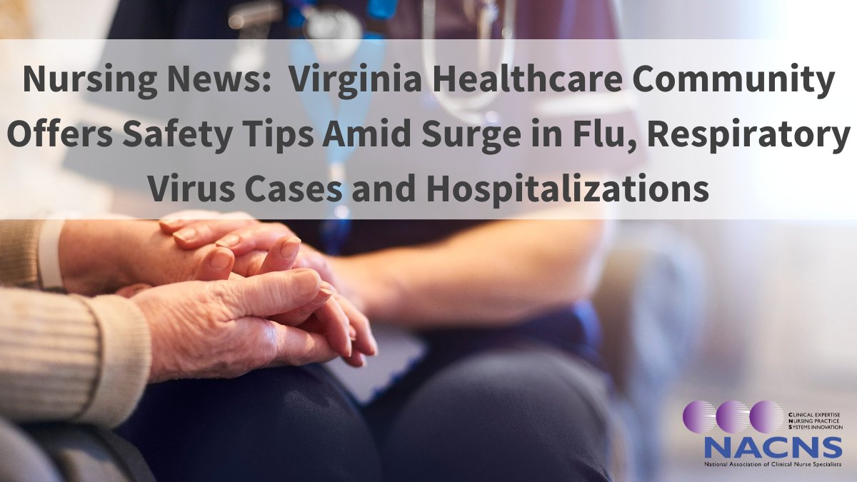 NACNS's tweet photo. #ICYMI: Patients are flooding into doctors’ offices, hospital emergency departments, and pediatric ICUs during the early days of flu and respiratory illness season. Learn about precautionary measures you can take and how to reduce the risk of illness here: https://t.co/k1gntf66bs https://t.co/vZl2rhA7Dn
