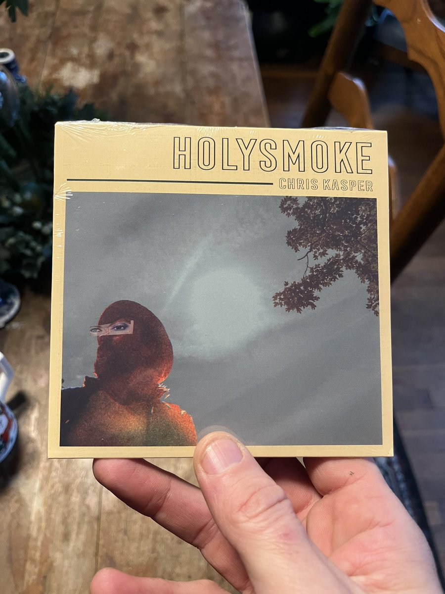 ChrisKasper_'s tweet photo. Modern, budget friendly tour merch! CDs that look like lil LP’s w a QR code on back. Vinyl coming this Spring. Grateful AF for these. See you on the road! https://t.co/L91GCwCexG
