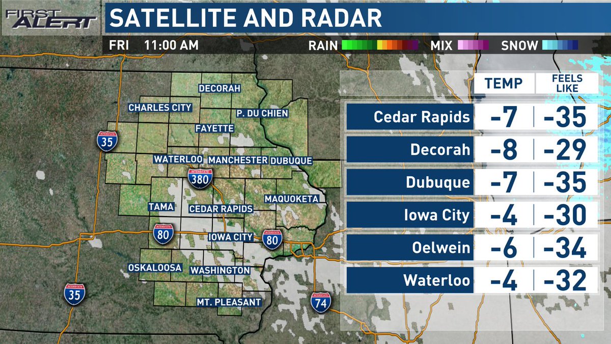 KCRGTV9 First Alert Weather on Twitter "Your current conditions and