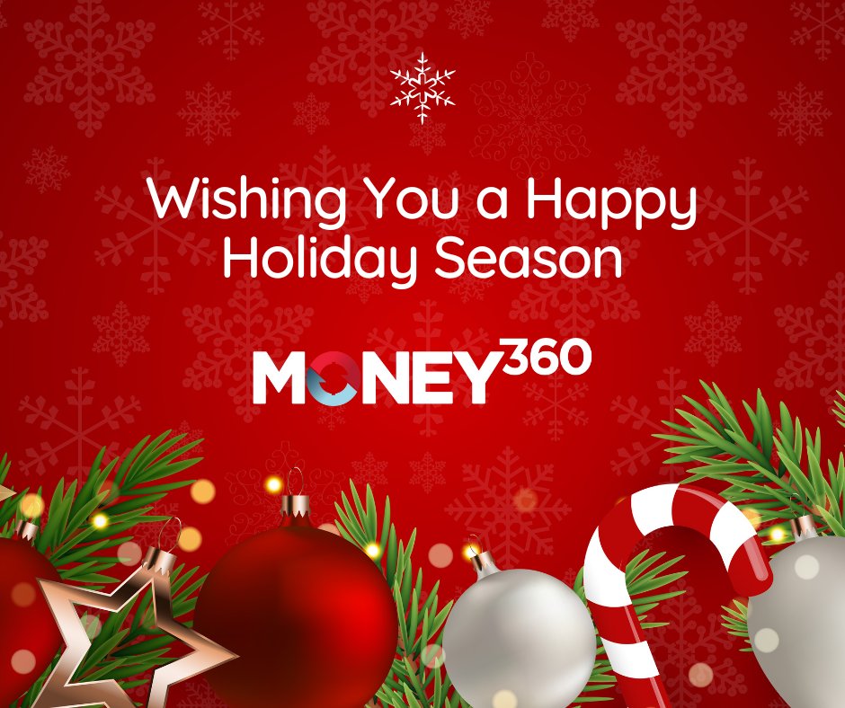 Money360's tweet photo. From all of us at Money360, we want to wish you a memorable holiday season and a happy new year! A new year of health, happiness, and success! https://t.co/txS69q64j5