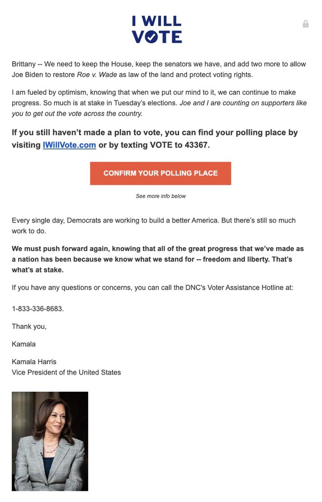 BrittanyArp's tweet photo. in addition to our other voter ed pieces, we sent GOTV content from some pretty cool folks 👀

just take a look at some of these signers: https://t.co/Nnv2we0qYQ