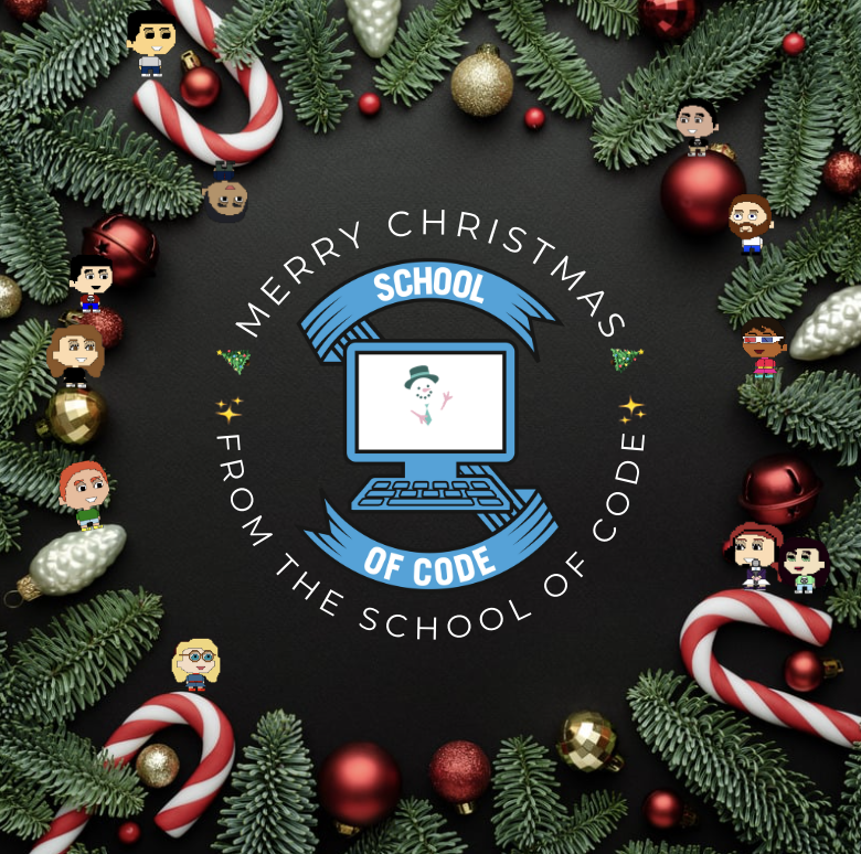 theSchoolOfCode's tweet photo. Happy Christmas Everybody!🎄✨ 

The School of Code team are signing off now until the 3rd Jan 2023!👋 

See you all in the New Year! 🎉 https://t.co/EXyPzOBVN8