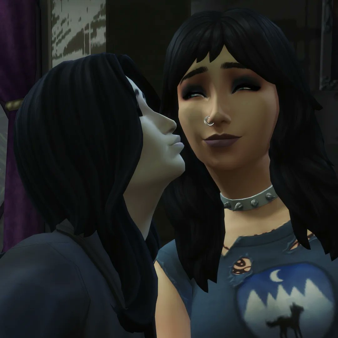 Nightwy_Morgan's tweet photo. El primer #Licántropo con sangre #Straud de #ForgottenHollow, ha crecido y encontrado a su pareja lobuna predestinada 🖤🐺
#LosSims #LosSims4 #TheSims #TheSims4 #LosSims4Licántropos #TheSims4Werewolves #EAGames #ElectronicArts https://t.co/5haOrnfwgw