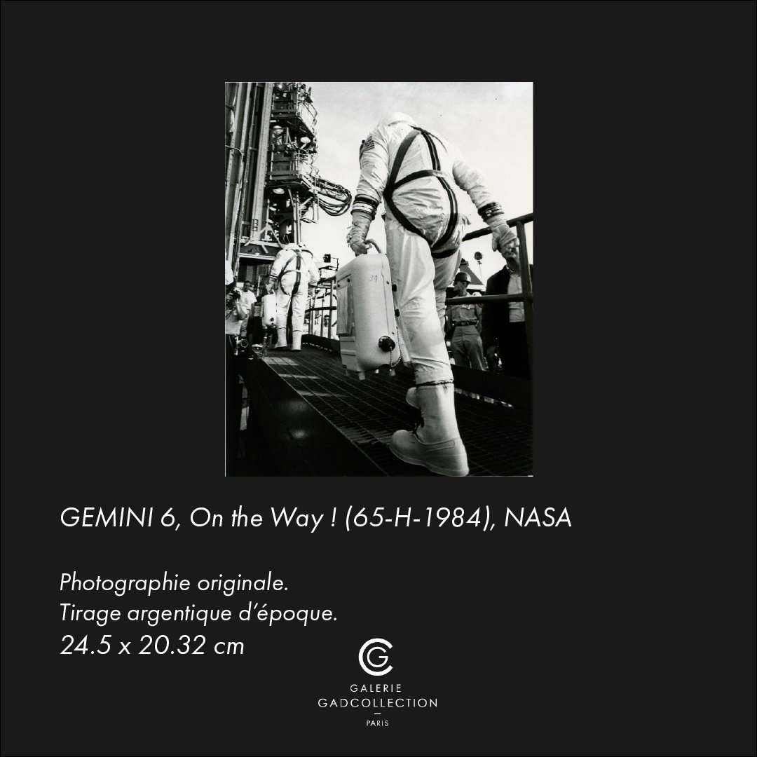 GADCOLLECTION's tweet photo. Gemini VI, On the Way (65-H-1984), @NASA 
original #photography. 
#filmprint #vintage 
Visit our website for more ! Link in bio.
#astrophotography #space #science
#astrography #trading #trader #forex #daytrader #art #nftart
#cryptoart #nftartist #nftcollector #EthereumNFT https://t.co/IQO9sYLn9l