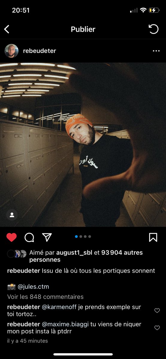 agharbi_yanis's tweet photo. Ça va l’égocentrisme 😂😂@RebeuDeter https://t.co/dXEEfkBvlk