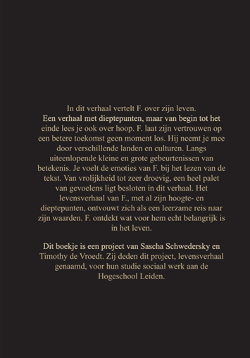SaschaSchwe's tweet photo. Afgelopen maanden mijn 2e boekje 'Een reis naar mijn waarden' geschreven! Voor school, project Levensverhaal. Ik heb er een 10 voor gekregen!!!!
In het boekje beschrijf ik een levensverhaal. Knap als mensen zich zo openstellen. Dit zal niet mijn laatste boek zijn! #ALSchwedersky https://t.co/29PmFw63Oe