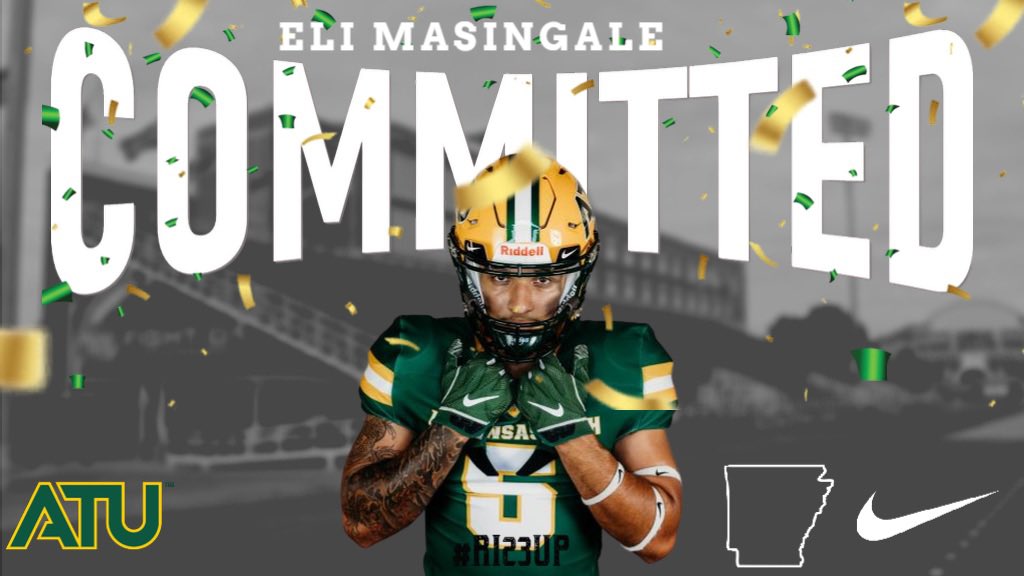 After much prayer and a great visit with the coaching staff, I have decided to further my athletic and academic journey at Arkansas Tech!🟩🟨 Thank you <a href="/CoachNSheehan/">Nick Sheehan</a> <a href="/Coach_Shipp/">Kyle Shipp</a> <a href="/coachwbraxton/">Weldon Braxton MS</a> for the opportunity! #linkitup <a href="/ArRecruitingGuy/">Richard Davenport</a> <a href="/EarlGill10/">Earl Gill</a> <a href="/PrepRedzoneAR/">Prep Redzone Arkansas</a>