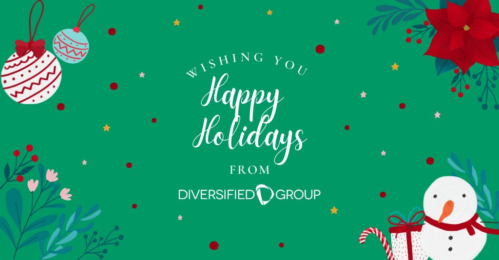 Diversified_TPA's tweet photo. A very Merry Christmas and Happy New Year to you and yours from Diversified Group! May it be filled with love, peace and joy. https://t.co/yDbmR9nEqs