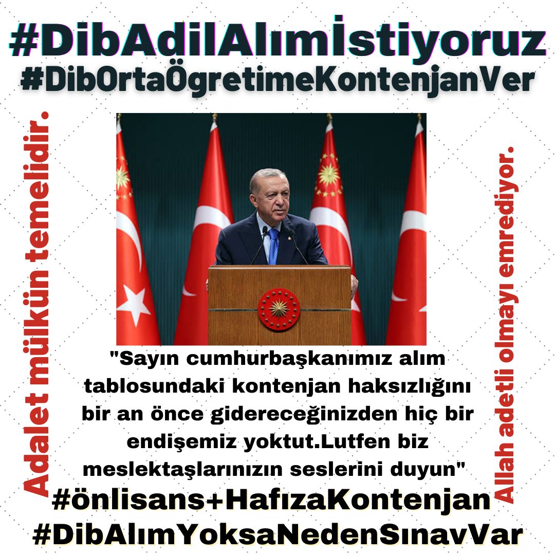 dhbt_nzedesi's tweet photo. @RTErdogan @DIBAliErbas @diyanetbasin @diyanethbr @trthaber @Haberturk @HaberGlobal @showanahaber @DiyanetVakfi
#dibalımyoksasınavnedenvar https://t.co/dcmJ4QmEaM