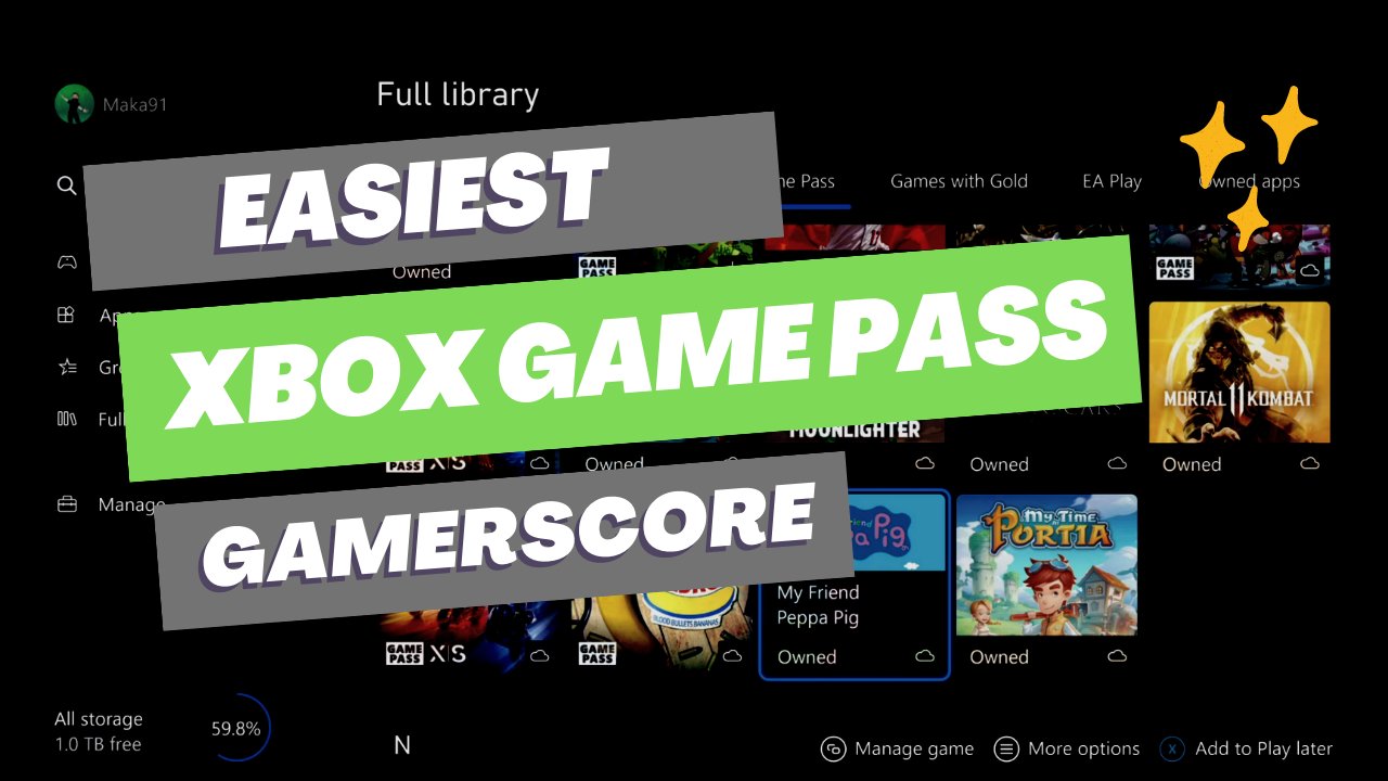Easiest Xbox Game Pass Games for Gamerscore & Achievements - Updated for December 2022