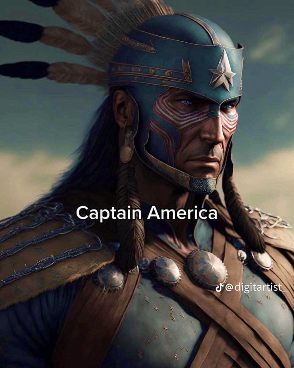 aalisha on Twitter "A Native American wearing a United States flag