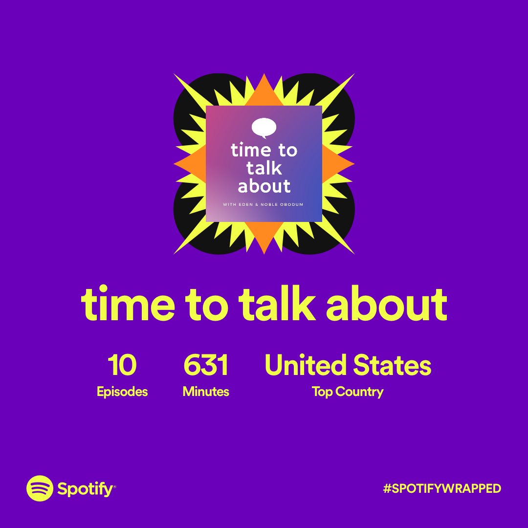 tttapodcast's tweet photo. thank you❤️ a special shout out of thanks to the guest hosts of our inaugural season, @oohannissa and @_nadiasamahh !🫶🏾#spotifywrapped #spotifywrapped2022 #anchorfm #2022PodcasterWrapped https://t.co/9ddKiHFgbk