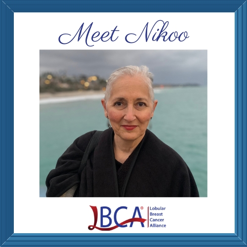 LobularBCA's tweet photo. Meet Nikoo, a mechanical engineer turned novelist, diagnosed with #lobular #breastcancer in 2003. 19 years later a food sensitivity that included nausea &amp; bloating took her on a medical journey &amp; finally a #metastatic ILC diagnosis. https://t.co/DS2iludQaQ @MayMcGoldrick #bcsm https://t.co/aaxt9ydbw7