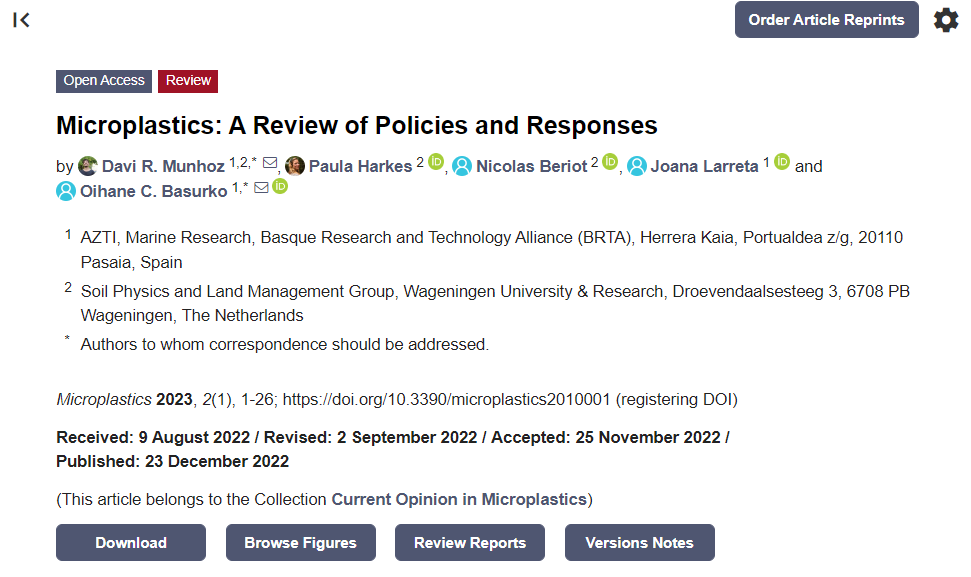 We are already aware that microplastics are everywhere. However, what has been done to tackle microplastic pollution? 

This systematic review gives us insights into what has been done and our next steps. mdpi.com/2673-8929/2/1/…