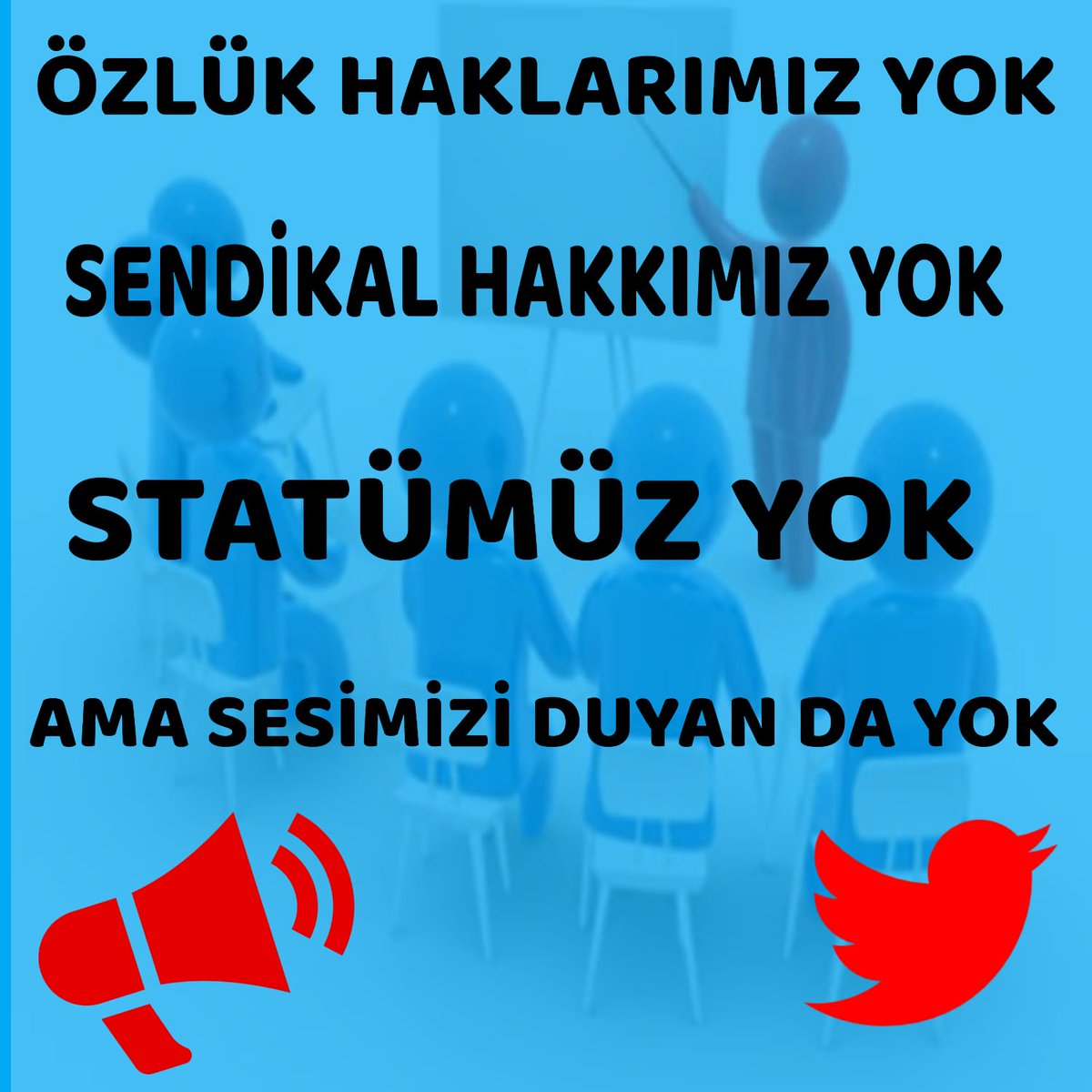 akif hoca5 (@akif_cimuli) on Twitter photo UstaÖğreticiye SesVerin
<a href="/RTErdogan/">Recep Tayyip Erdoğan</a> <a href="/Haberturk/">Habertürk</a>
<a href="/vedatbilgn/">Vedat Bilgin</a> <a href="/csgbakanligi/">T.C. Çalışma ve Sosyal Güvenlik Bakanlığı</a> <a href="/tcmeb/">Millî Eğitim Bakanlığı</a>
<a href="/_aliyalcin_/">Ali YALÇIN</a>
<a href="/kubrapc/">kübra par</a>
Yıllardır devlete çalısıp özlük hakkı verilmeyen tek çalışan usta öğreticidir. Üvey evlatmıyız... Hakkımızı istiyoruz UstaÖğreticiye SesVerin
<a href="/RTErdogan/">Recep Tayyip Erdoğan</a> <a href="/Haberturk/">Habertürk</a>
<a href="/vedatbilgn/">Vedat Bilgin</a> <a href="/csgbakanligi/">T.C. Çalışma ve Sosyal Güvenlik Bakanlığı</a> <a href="/tcmeb/">Millî Eğitim Bakanlığı</a>
<a href="/_aliyalcin_/">Ali YALÇIN</a>
<a href="/kubrapc/">kübra par</a>
Yıllardır devlete çalısıp özlük hakkı verilmeyen tek çalışan usta öğreticidir. Üvey evlatmıyız... Hakkımızı istiyoruz