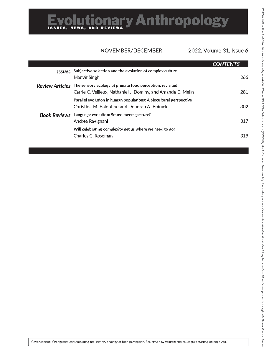 Evolutionary Anthropology tweet media