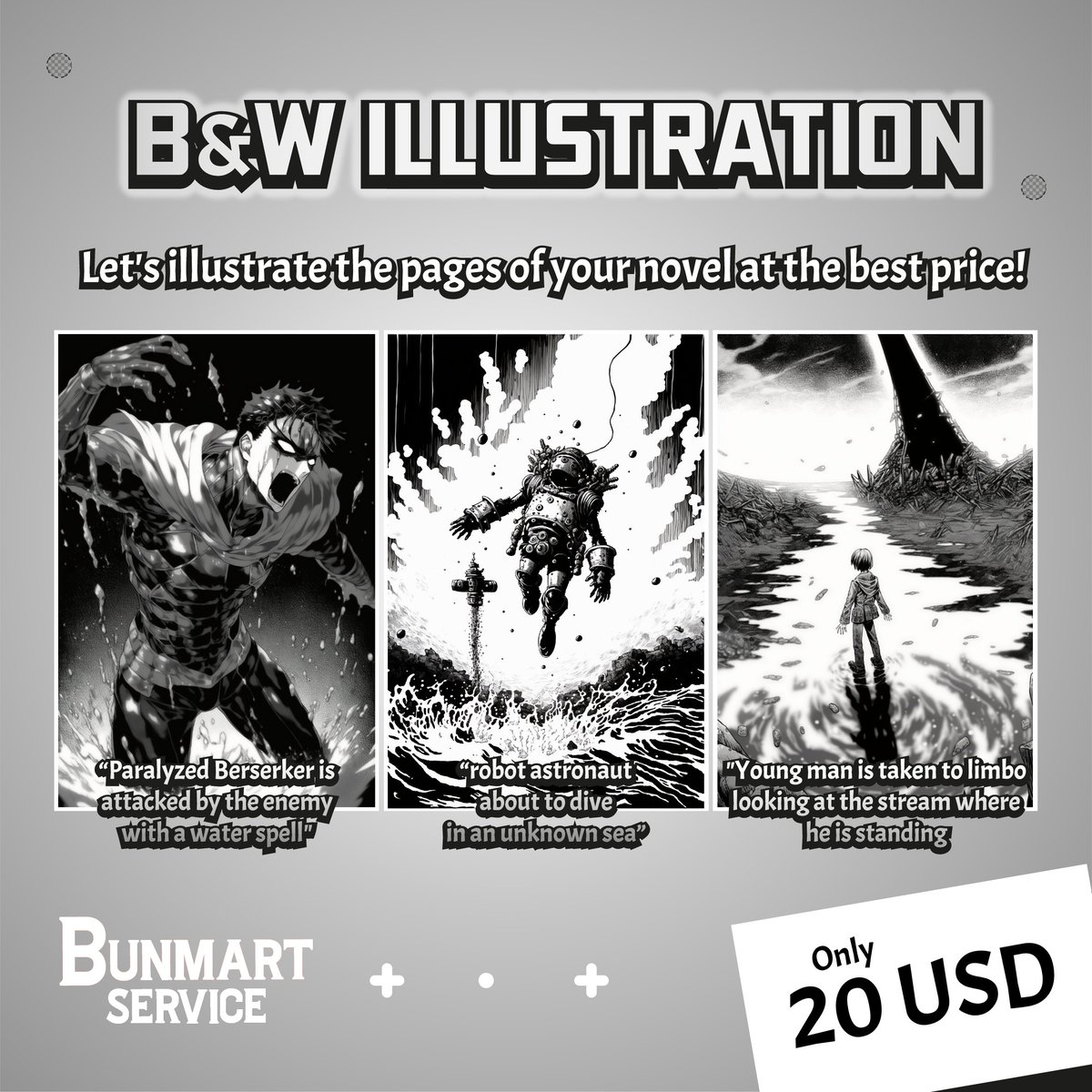 BunmartServices's tweet photo. B&amp;W Color illustration for only 20 USD!
Bunmart Services will deliver your order in less than 48 hours. Ask us about our latest offers. https://t.co/0bWayp6UOu
