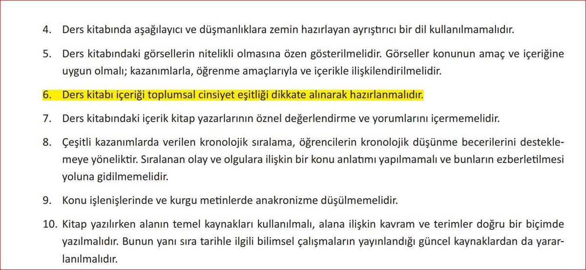 Resmen Skandal

MEB Talim ve Terbiye Kurulu Başkanlığı ortaöğretim Tarih ders kitaplarının “Toplumsal Cinsiyet Eşitliği” dikkate alınarak hazırlanması gerektiğine karar vermiş.

Milli Eğitim Bakanlığı’nda LGBT destekçisi lobi mi var?

Bu nasıl milli eğitim?! <a href="/tcmeb/">Millî Eğitim Bakanlığı</a> 

#MEBNeAyak