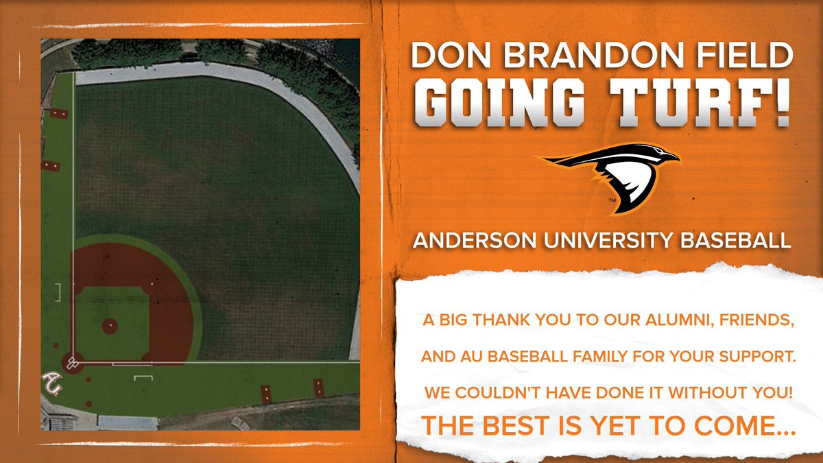 BIG NEWS!! We are so grateful to our alumni, supporters, and <a href="/AURavensBSB/">AU Ravens Baseball</a> family for helping make this happen. You are a blessing, and we could not have done it without you. #TheBestIsYetToCome     <a href="/AndersonU/">Anderson University</a> <a href="/AthleticsAU/">Anderson Athletics</a>