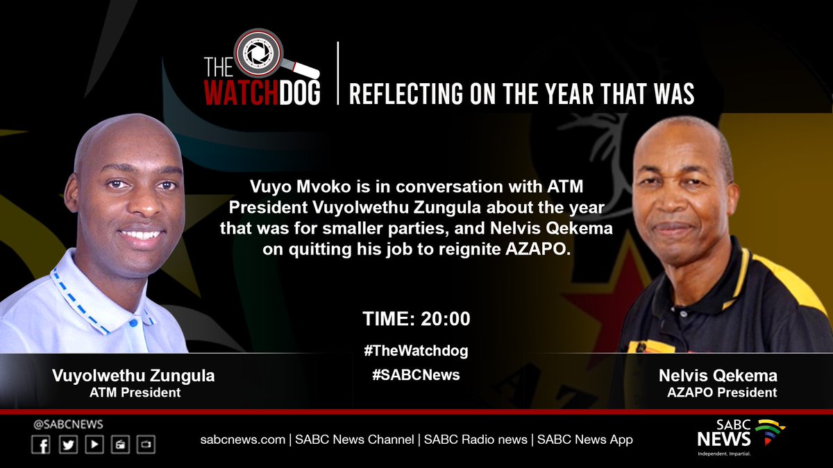 AZAPO speaks, ungakhohlwa <a href="/AZAPO_News/">AZAPO</a> @TheWatchdogSABC