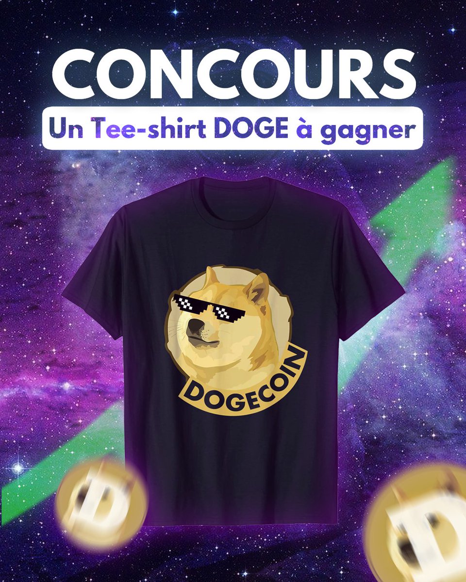 🎁 CALENDRIER [23/24] 🎁

👕 Je sais que vous avez bon goût, c'est pour ça que pour je vous fais gagner un magnifique tee-shirt $DOGE ! Avec ça vous êtes sûr de serrer en soirée !

Pour participer :
👉 Follow @CryptoMafiaFR
👉 RT &amp; Like

⏱ TAS dans 24h
