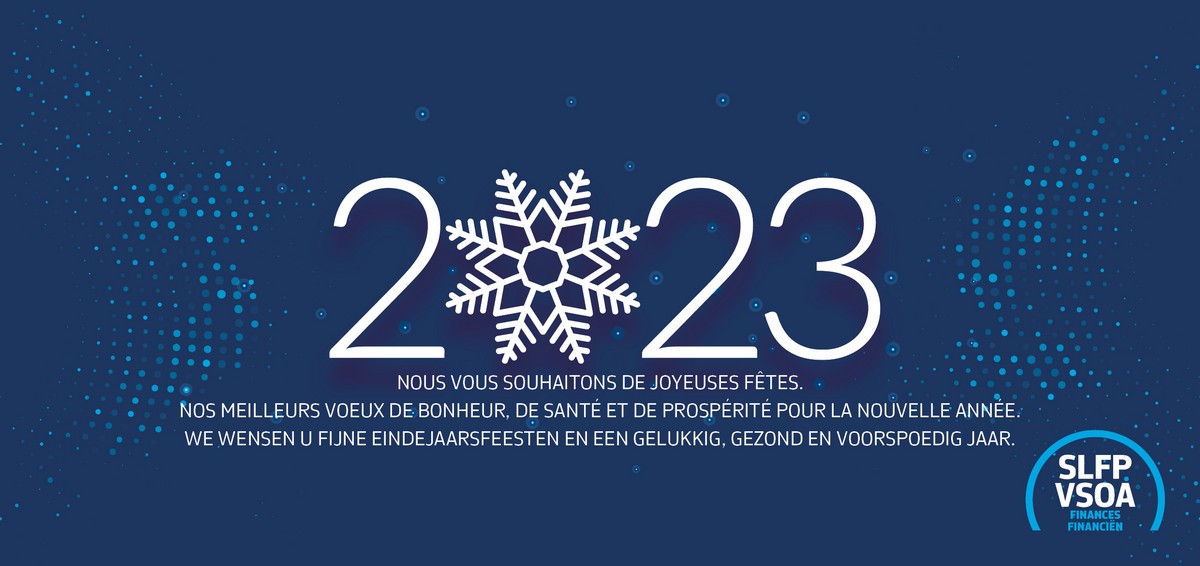GP_Tonnelier's tweet photo. Joyeuses fêtes et meilleurs voeux de bonheur, de santé et de prospérité pour la nouvelle année 2023 @slfp_vsoa #slfp #slfpfinances #spffinances #2023 https://t.co/iLuBnUEUx5