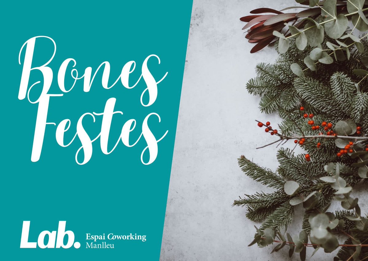 LabManlleu's tweet photo. 🎄Ara sí, totes les persones que co treballem i compartim il·lusions al #LABManlleu, us desitgem molt bon Nadal 💚
Ens retrobem dimarts, dia 27, a partir de les 9h https://t.co/LwfCm9mQkT