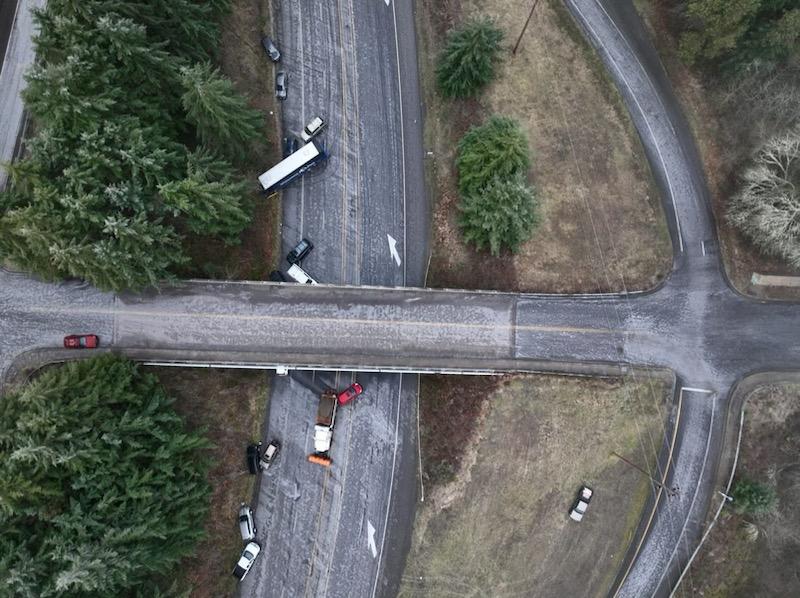 While temps slowly climb above freezing, most roads and sidewalks remain covered with ice and conditions are dangerous. Please continue to stay home if you can. If you must drive:
🧊 Drive slowly
🧊 Provide the person in front of you a lot of space in case you slide
🧊 BE PATIENT