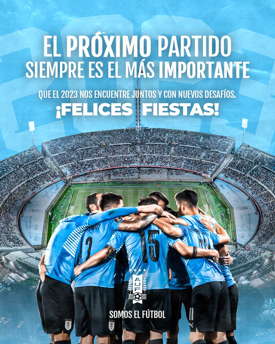 AUFOficial's tweet photo. 🔜 𝑬𝒍 𝒑𝒓𝒐́𝒙𝒊𝒎𝒐 𝒑𝒂𝒓𝒕𝒊𝒅𝒐 𝒔𝒊𝒆𝒎𝒑𝒓𝒆 𝒆𝒔 𝒆𝒍 𝒎𝒂́𝒔 𝒊𝒎𝒑𝒐𝒓𝒕𝒂𝒏𝒕𝒆. 

¡Felices fiestas! 

#SomosElFútbol https://t.co/1lT5oDfqAX