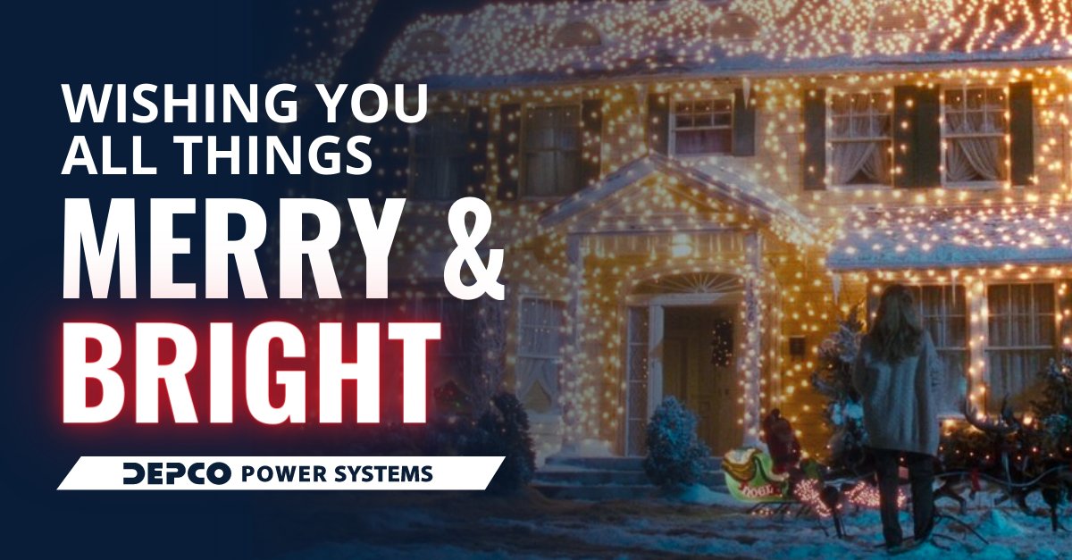 Happy holidays from Depco Power Sytems! Thank you for trusting us to power your business. We look forward to working with you in the coming year. 

#happyholidays