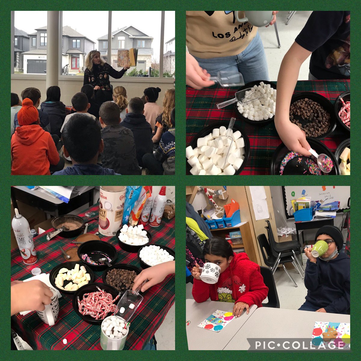 We wrapped up #2022 yesterday with a wonderful read aloud by <a href="/sbruyns/">Sue Bruyns</a> and a hot chocolate party! Have a save and happy holiday! <a href="/SACTVDSB/">Sir Arthur Currie PS</a>