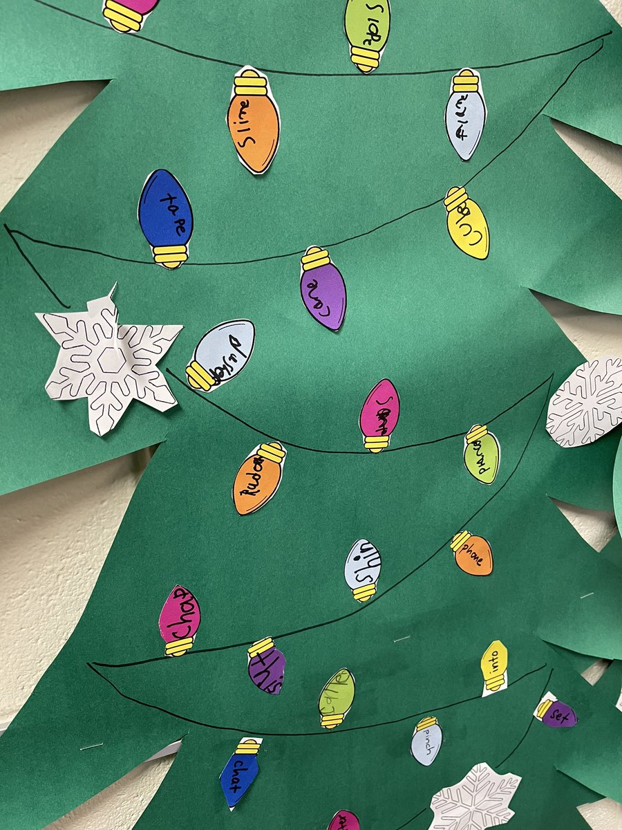 KatieFanning7's tweet photo. lighting up the halls with words 🎄 and enjoying gingerbread drawings after comparing different versions 🍪💨 to close out the 2022 school year 🤗 happy celebrating! #wwprsd #literacy https://t.co/QgoBQUHDIf