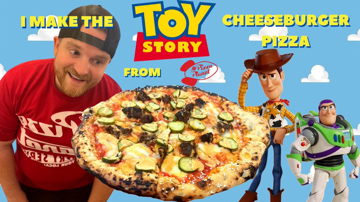 🚨NEW EP OUT NOW🚨 I make the Toy Story Cheeseburger Pizza from Pizza Planet! 🍔🍕 Watch here: youtu.be/yuJN9HjN__w Head to my YouTube (@chefalexrobson) to subscribe 🧸 #toystory #pizzaplanet #disney #toystorypizza #cheeseburger #cheeseburgerpizza #woody #buzz #ooni