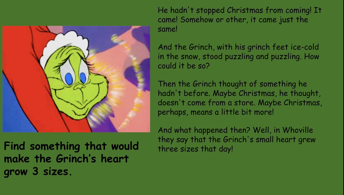 MissETechie's tweet photo. On this blustery, icy #virtualday, Lucy and I met these cuties on Zoom for a fun #Grinch scavenger hunt and a #Christmas Tune @Kahoot ! 🎄🎅🏼❤️ Great way to begin our holiday break! #MerryChristmas https://t.co/Pt2o3dO5nU