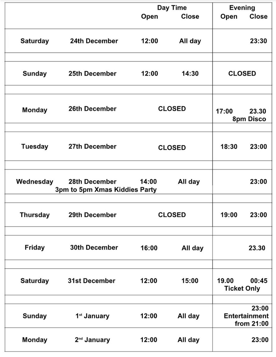 BoxmoorClub's tweet photo. Christmas &amp; New Year Club Updates 
 https://t.co/ZahHMYlXDA https://t.co/kL9yslMlaF