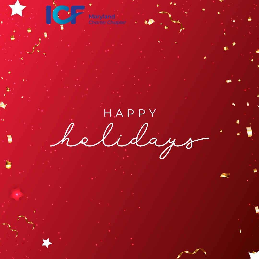 Wishing everyone a safe &amp; happy holiday season!

ICF Maryland