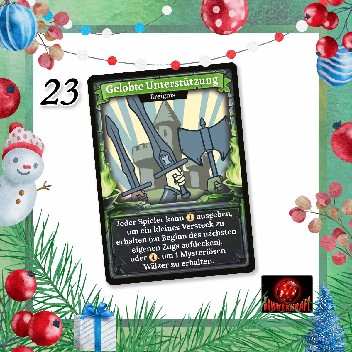 KraftSpiele's tweet image. Morgen werdet ihr hoffentlich reichlich beschenkt. In #Klong! - Legacy muss man bedauerlicherweise für die kleinen Belohnungen selbst bezahlen (bisher nur auf Englisch im 2020 Dice Tower Kickstarter):
schwerkraft-verlag.de/schwerkraft/kl…