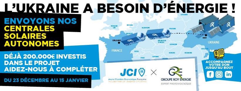 # solidarité 

🎥 suivez votre don de A à Z ! Aidons le peuples ukrainiens à avoir de l’électricité (hôpital et base vie) 🙏

helloasso.com/associations/j…