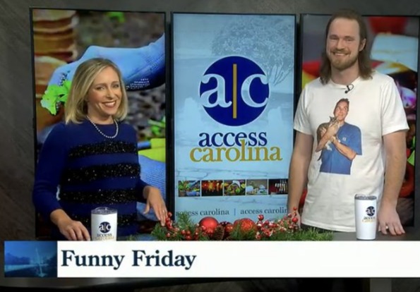 AccessCarolina's tweet photo. Comedian David Bakker talks about his podcast and his aversion to boiled peanuts, Ava gets to play engineer at the Model Trains Station, and Meteorologist Bryan gives us with cold First Alert Weather days for Christmas.
All Aboard! Access Carolina, weekdays at 10am https://t.co/dUNiWm66Q0